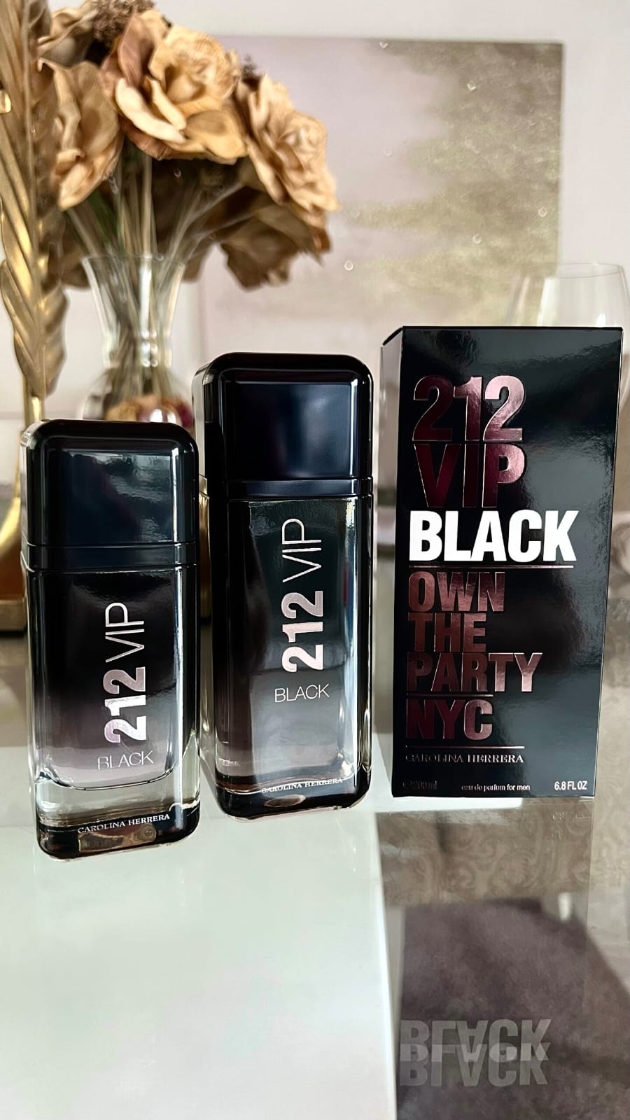 PERFUME 212 VIP BLACK OWN THE PARTY NYC BY CAROLINA HERRERA