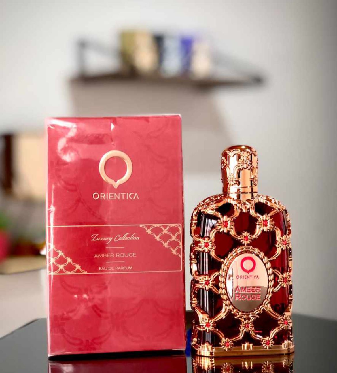 PERFUME ORIENTICA AMBER ROUGE - ELEGANCIA ORIENTAL EN ROJO ÁMBAR